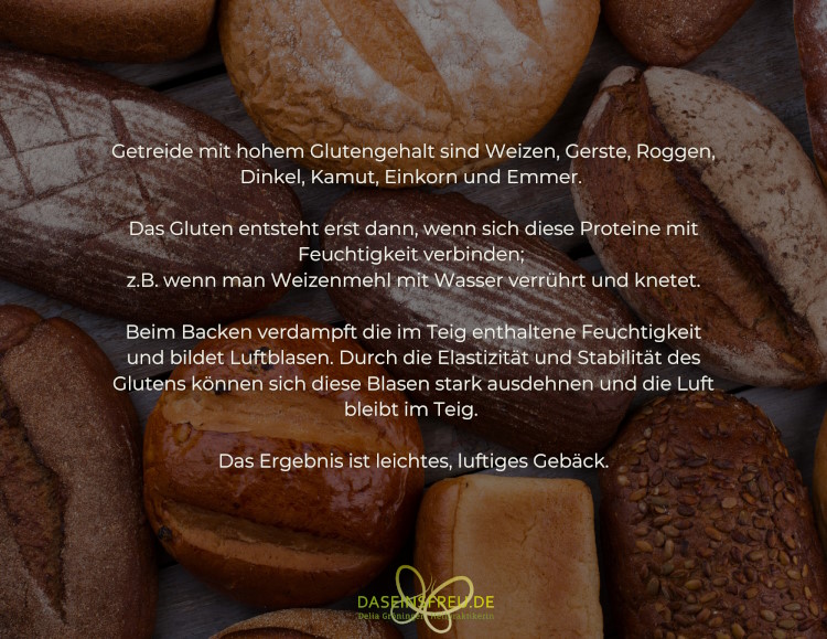 Gluten gute Backeigenschaften